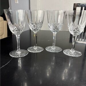 Baccarat Épron pattern crystal wine glasses